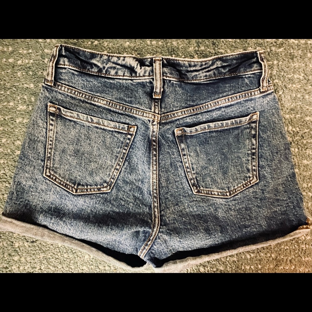 High Rise Jean Shorts - Picture 2 of 2